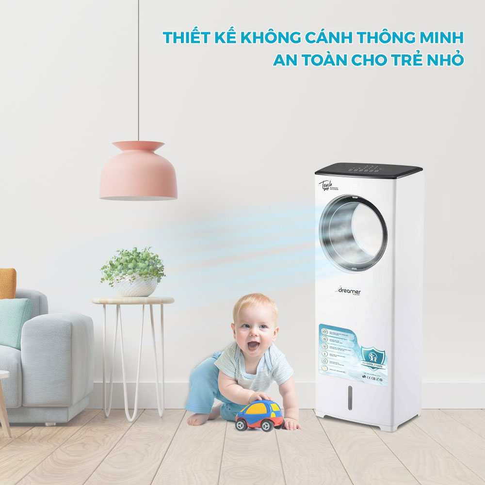 Quạt điều hòa không cánh DHA-ACB111W - Hàng chính hãng