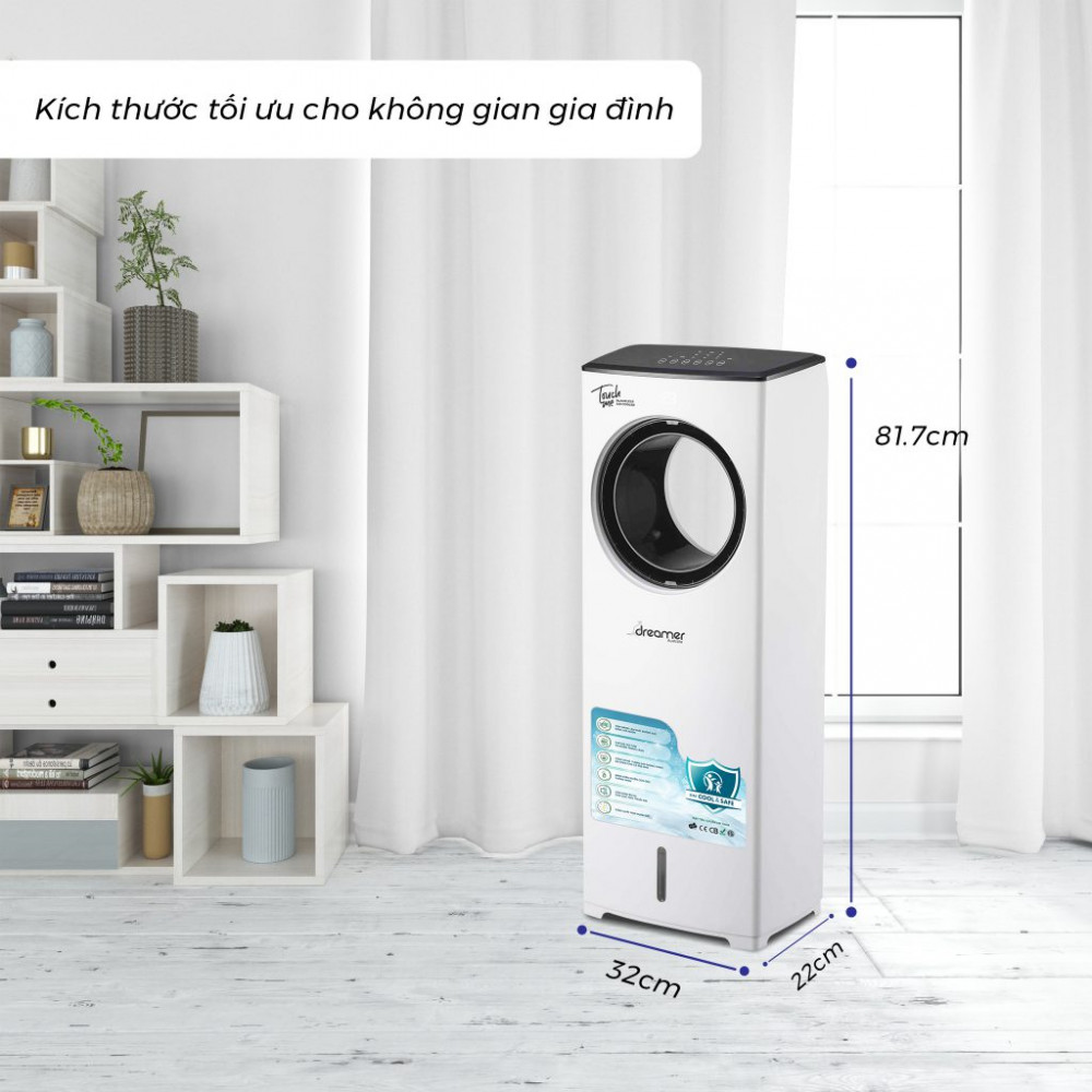 Quạt điều hòa không cánh DHA-ACB111W - Hàng chính hãng