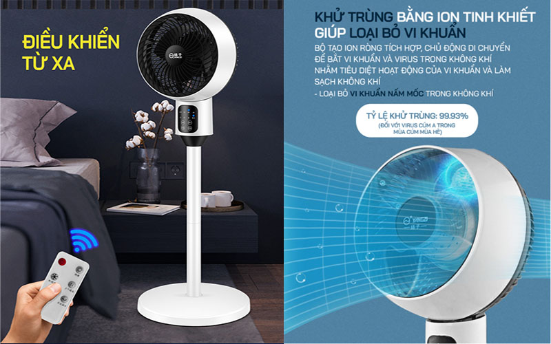 Quạt đối lưu không khí Yangzi KYT-25R - Hàng chính hãng