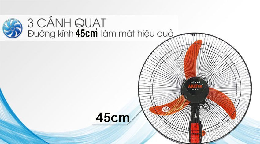 Quạt đứng B500 AkiFan D118 - Hàng chính hãng
