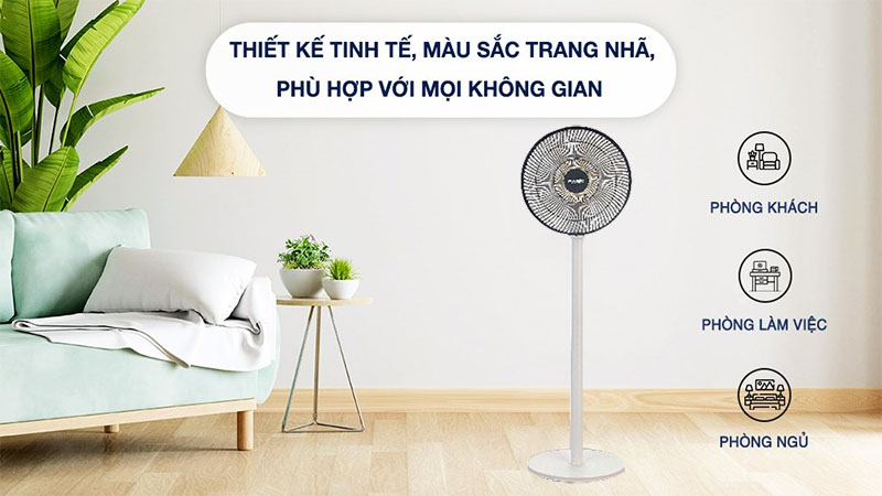 Quạt đứng Magic Eco A-250 - Hàng chính hãng