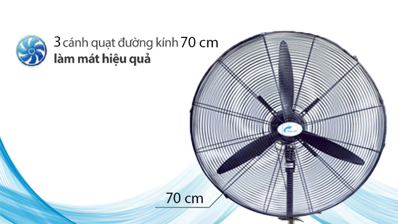Quạt đứng công nghiệp Ching Hai HS28-ĐN3Đ - Hàng chính hãng