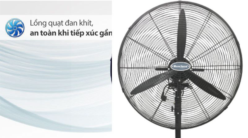 Quạt đứng công nghiệp Hawin HS650 - Hàng chính hãng