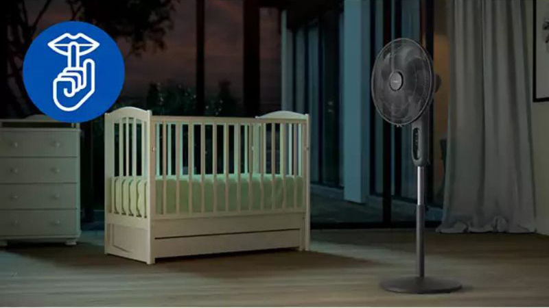 Quạt đứng điện tử Philips CX1520/01 - Hàng chính hãng