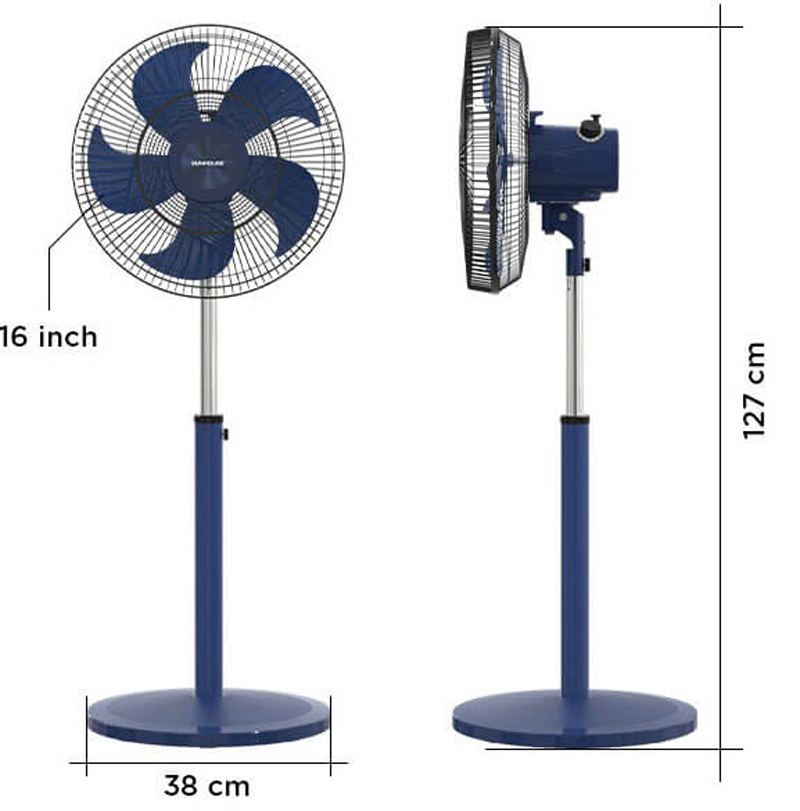 Quạt cây đứng Sunhouse 5 cánh SHD7352 - Hàng chính hãng