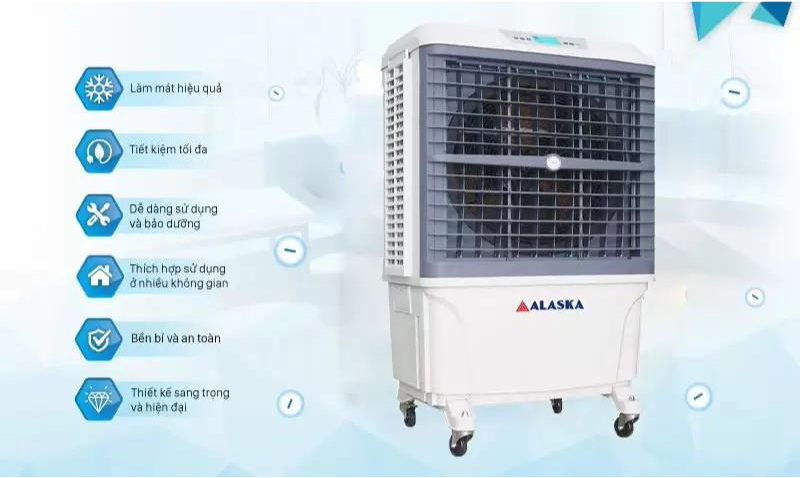 Quạt hơi nước Alaska A8000 - Hàng chính hãng