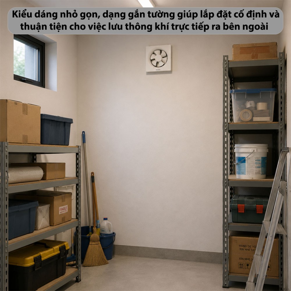 Quạt hút gắn tường 1 chiều Panasonic FV-25AU1 - Hàng chính hãng