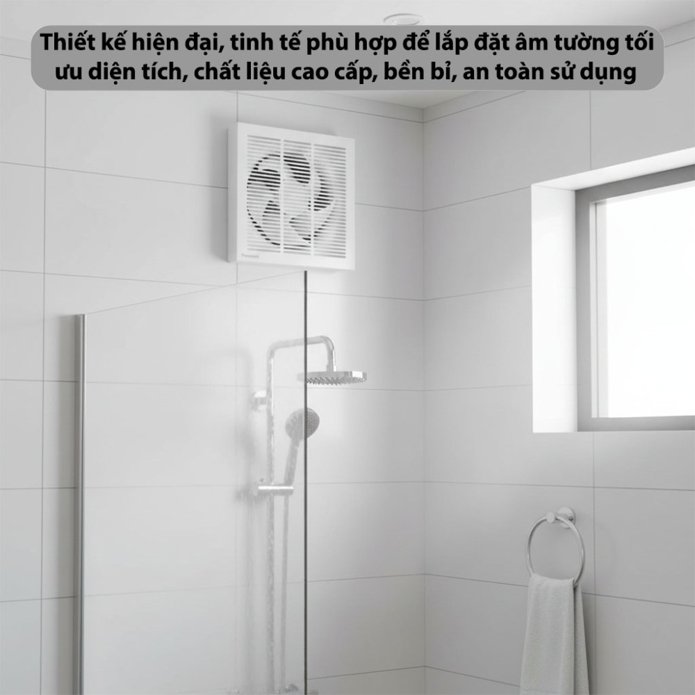 Quạt hút gắn tường 2 chiều có màn che Panasonic FV-20RL1 - Hàng chính hãng
