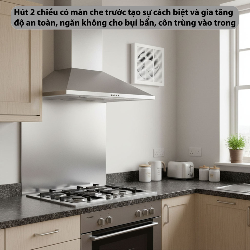 Quạt hút gắn tường 2 chiều có màn che Panasonic FV-20RL1 - Hàng chính hãng