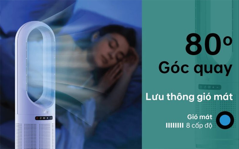 Quạt lọc không khí kèm sưởi Fanfit 1 Fatzbaby FB8746YF - Hàng chính hãng