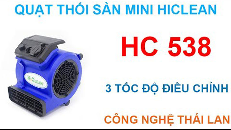 Quạt thổi sàn mini HiClean HC-538 - Hàng chính hãng