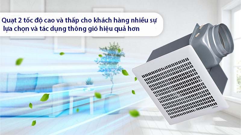 Quạt hút gió âm trần Mitsubishi VD-23Z4T5 - Hàng chính hãng