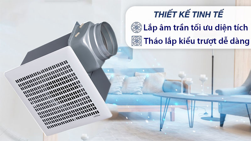 Quạt hút gió âm trần Mitsubishi VD-23Z4T5 - Hàng chính hãng