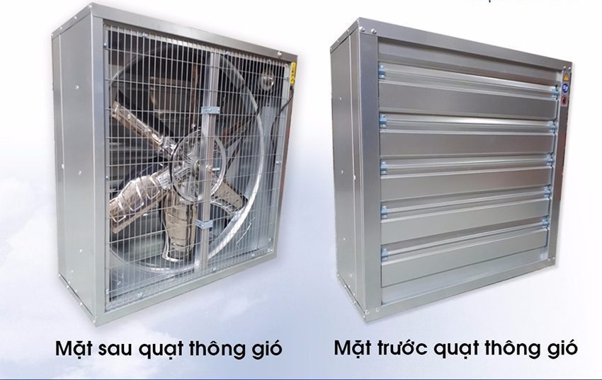 Quạt thông gió vuông gián tiếp Hasaki HSK 1380 - Hàng chính hãng