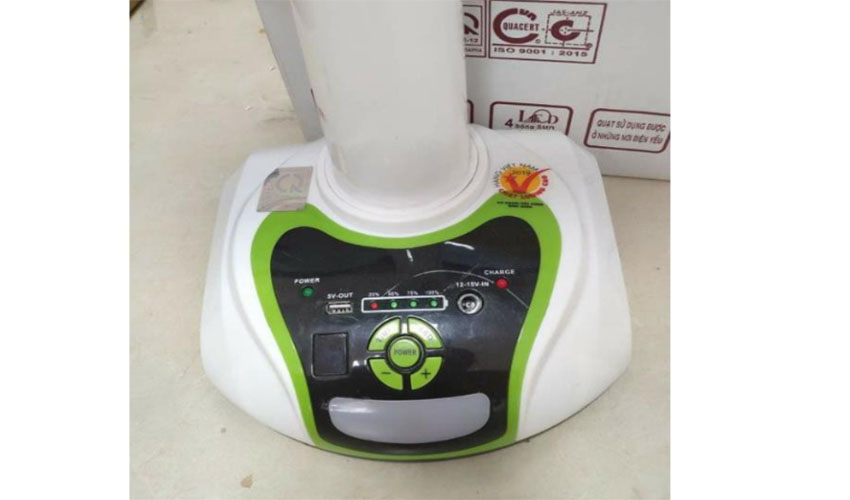 Quạt cây tích điện Honjianda HJD-FL616 - Hàng chính hãng