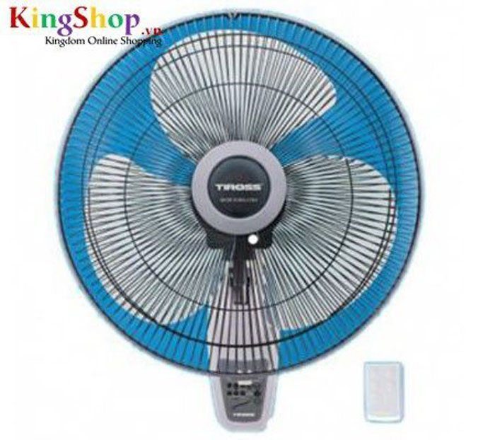 Quạt treo tường 16'' có điều khiển Tiross TS948 - Công suất 50W - Hàng chính hãng