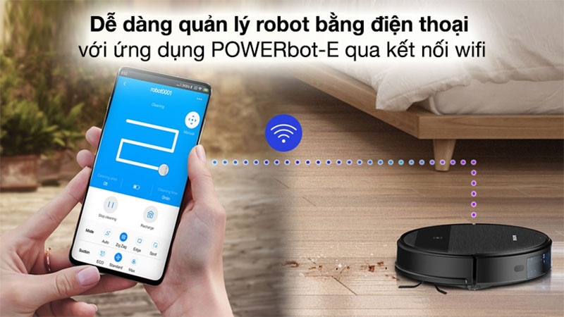 Robot hút bụi Samsung VR05R5050WK/SV - Hàng chính hãng