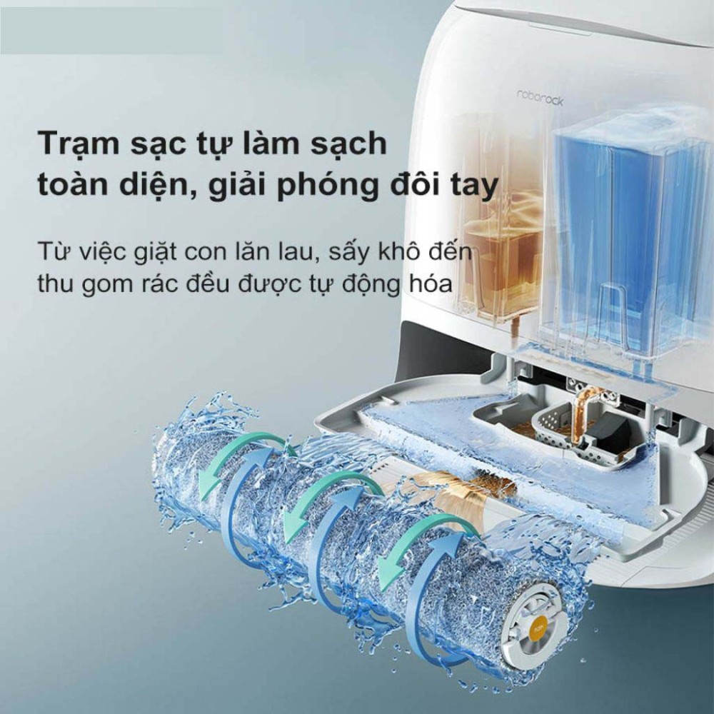 Robot hút bụi lau nhà Roborock Qrevo Curv 2 Flow  - Hàng chính hãng
