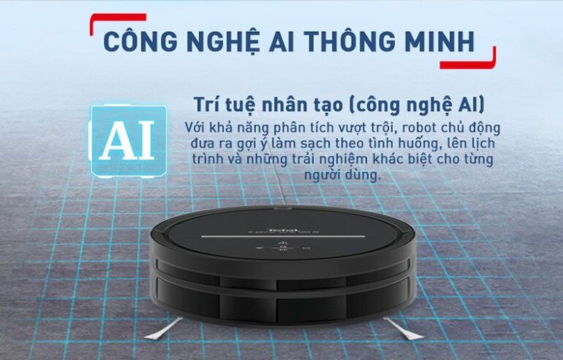 Robot hút bụi lau nhà Tefal RG7865WH - Hàng chính hãng