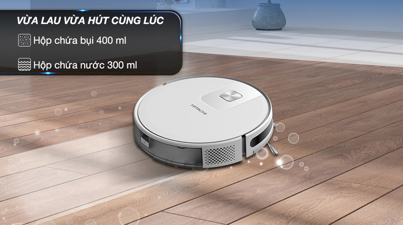 Robot hút bụi lau nhà Hitachi RV-X15N - Hàng chính hãng