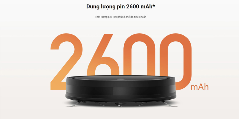Robot hút bụi lau nhà Xiaomi Vacuum E5 - Hàng chính hãng
