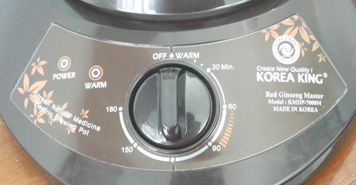 Ấm sắc thuốc tự động Korea King KMDP 7000M - Dung tích 3 lít - Hàng chính hãng
