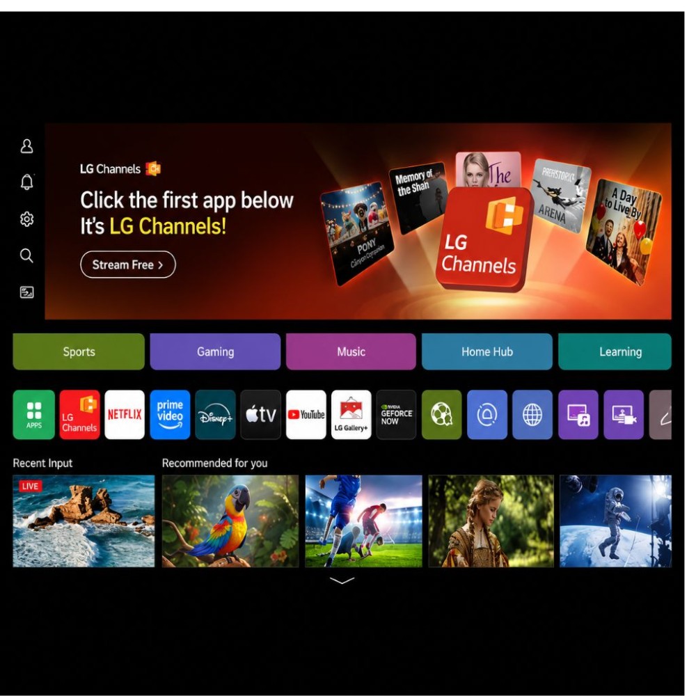 Smart Tivi LG AI 4K 85 inch 85NU855BPSA - Hàng chính hãng