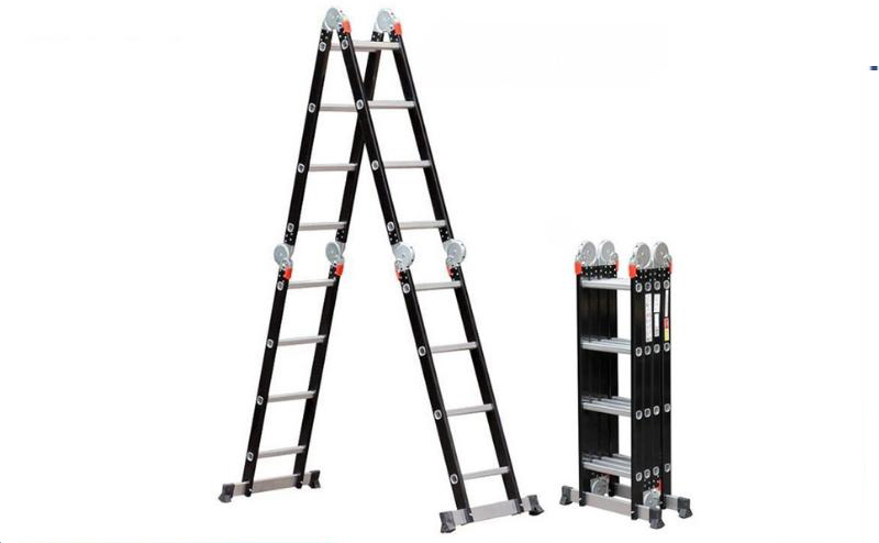 Thang nhôm gấp 4 đoạn Nakata NKT05C - Hàng chính hãng