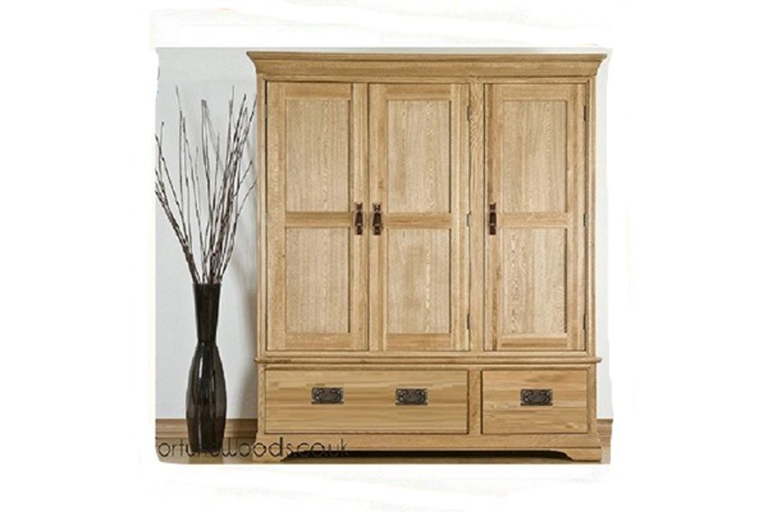 Tủ áo sồi Mỹ giá rẻ 1m4x 1m95 x 60 - Hàng chính hãng