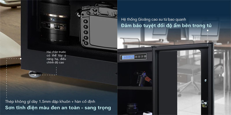 Tủ chống ẩm Fujihome DC-50E - Hàng chính hãng