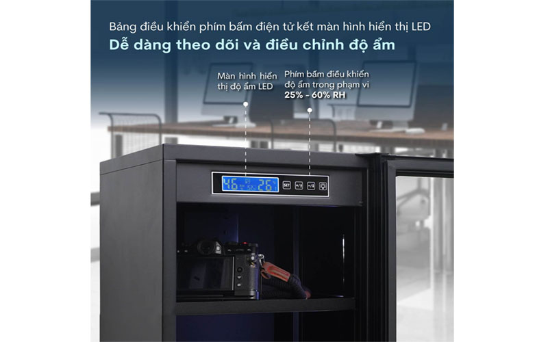 Tủ chống ẩm Fujihome DC-50E - Hàng chính hãng