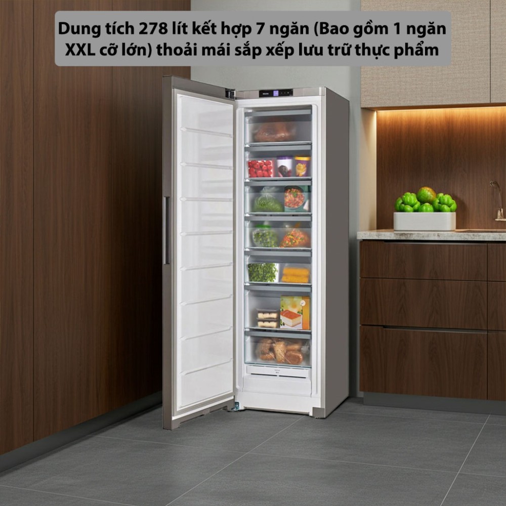 Tủ đông độc lập Miele FNS-4382DEL - Hàng chính hãng