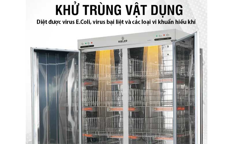 Tủ khử trùng chén bát nhà hàng Kieler KL-TK132 - Hàng chính hãng