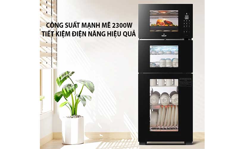 Tủ khử trùng kết hợp lò nướng Kieler KL-TL520 - Hàng chính hãng