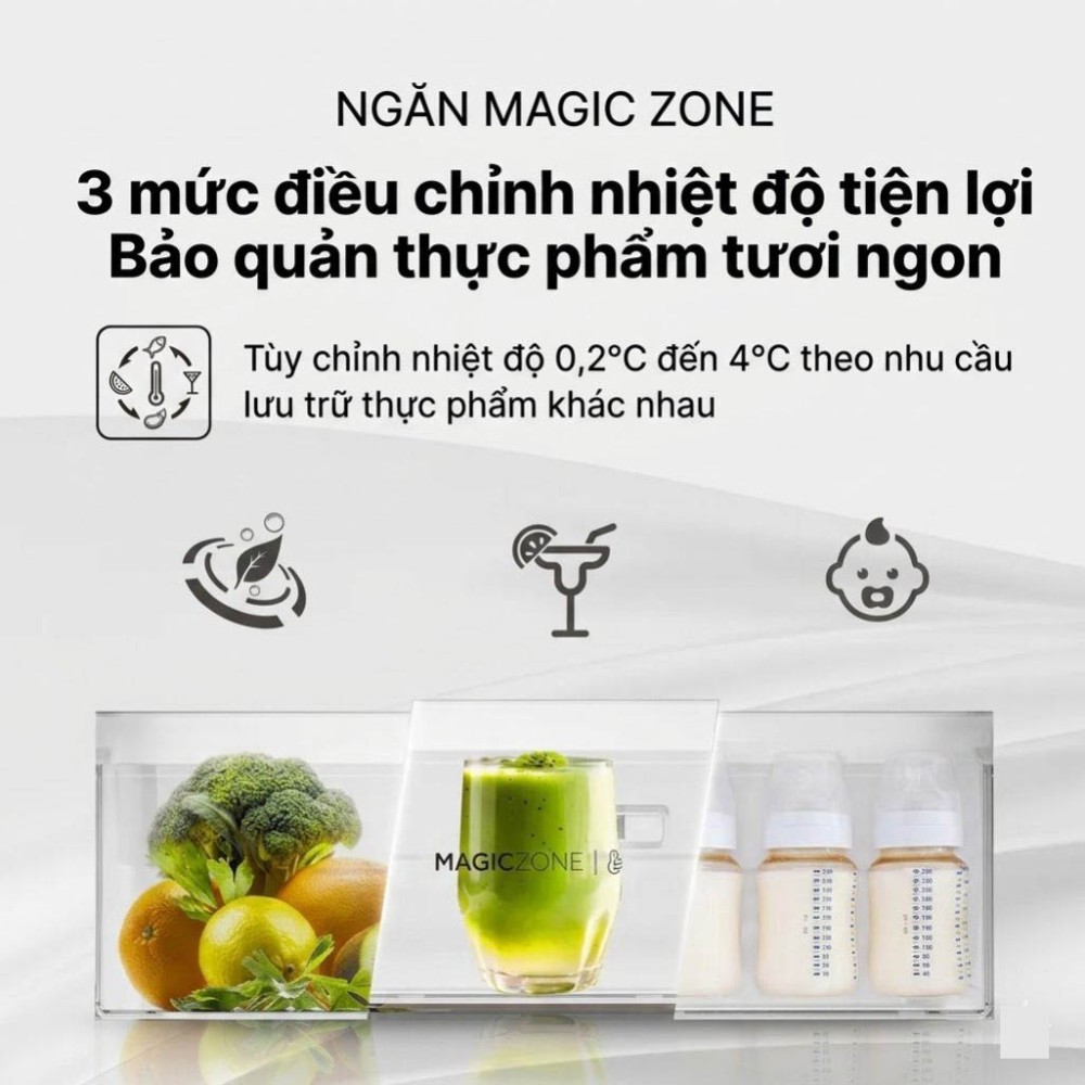 Tủ lạnh Aqua Inverter 236 lít AQR-T265FA(LB) - Hàng chính hãng