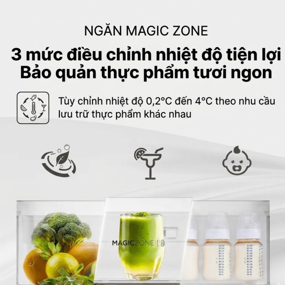 Tủ lạnh Aqua Inverter 283 lít AQR-T305FA(LB) - Hàng chính hãng