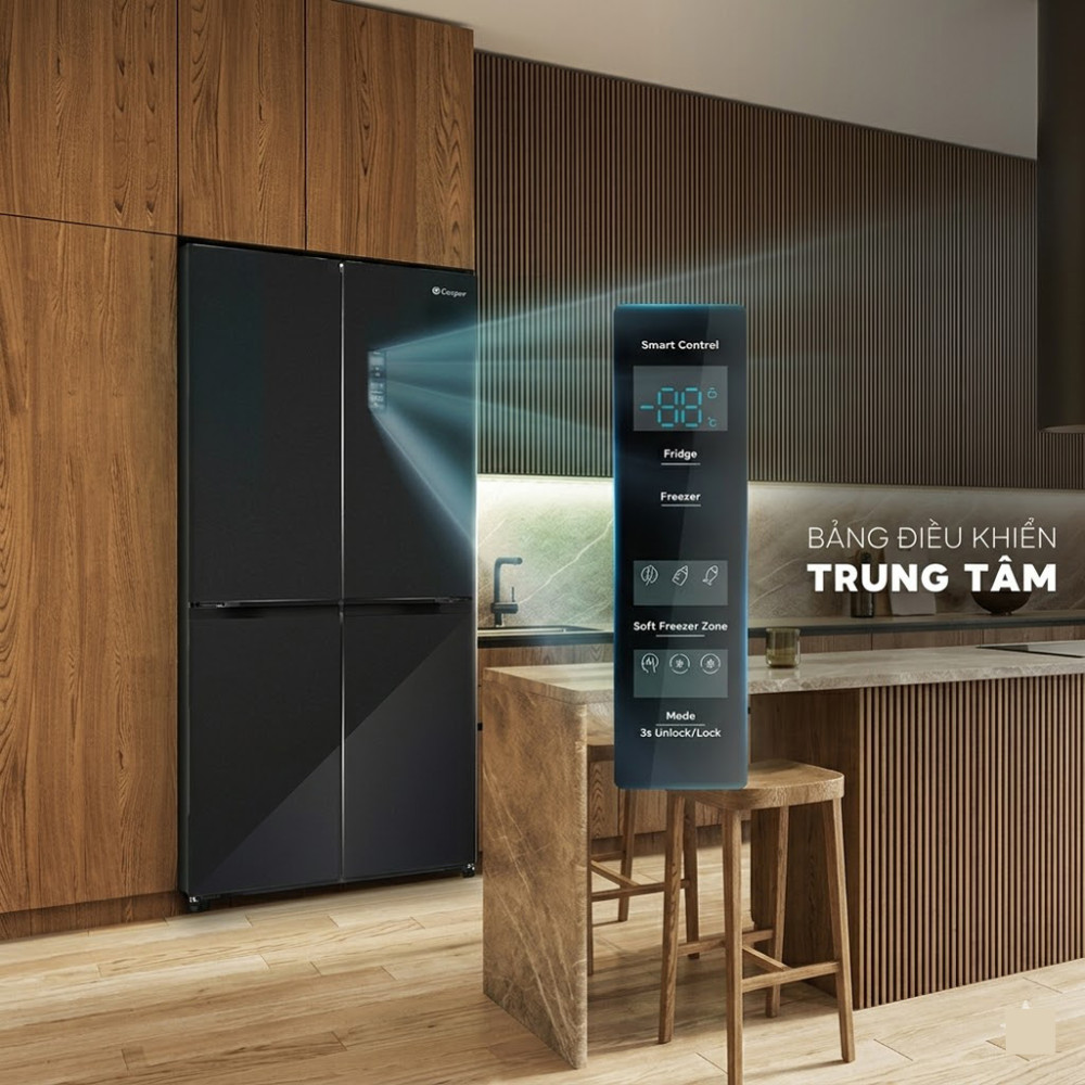 Tủ lạnh Casper Inverter 430 lít RM-D430GBS - Hàng chính hãng