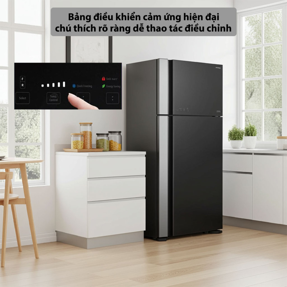 Tủ lạnh Hitachi Inverter 550 lít R-FG690PGV7X(GBK) - Hàng chính hãng