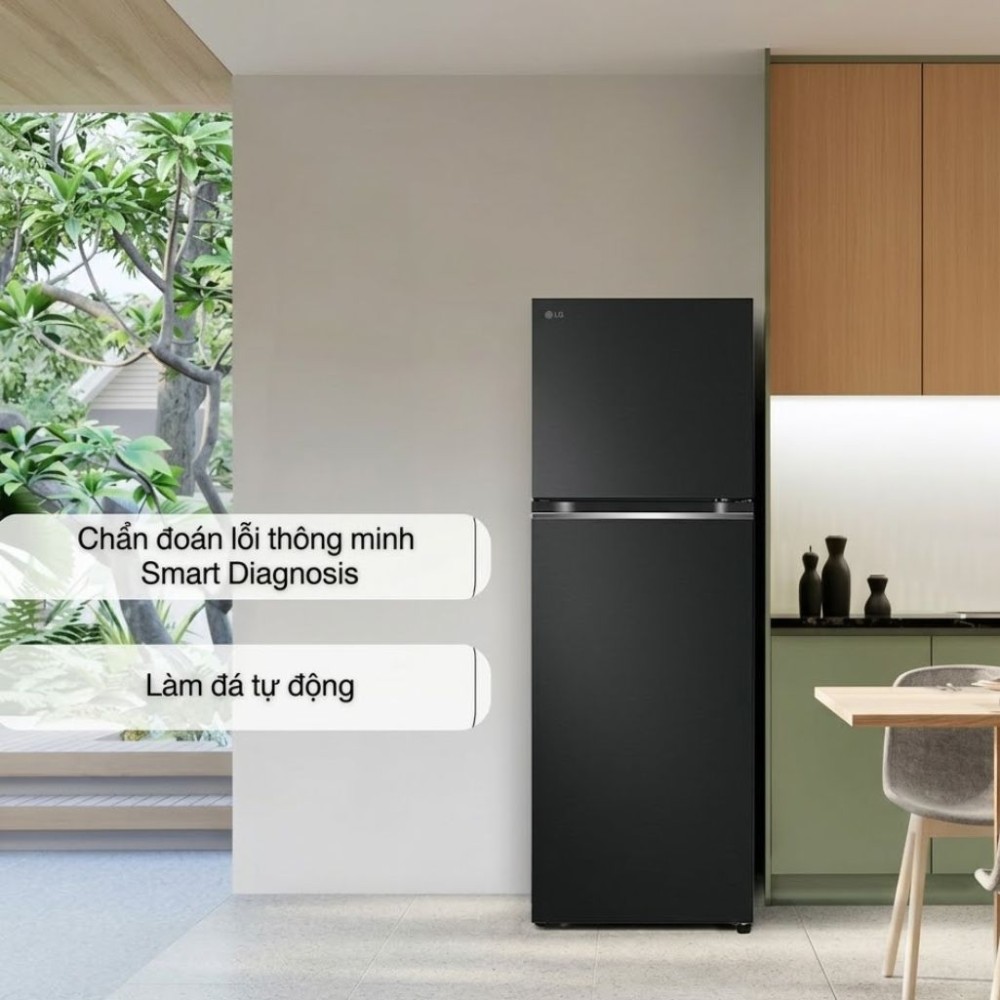 Tủ lạnh LG Inverter 335 lít LTB33BLMA - Hàng chính hãng