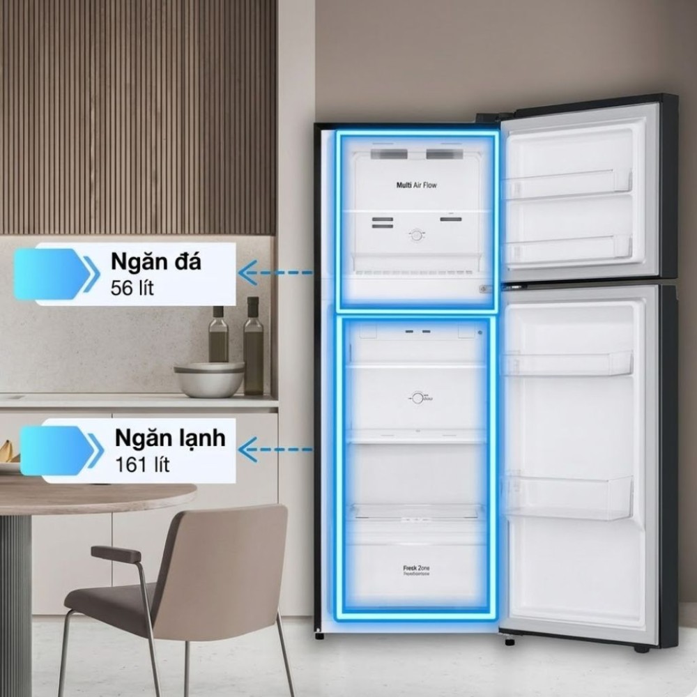 Tủ lạnh LG Inverter 217 lít T21BG - Hàng chính hãng