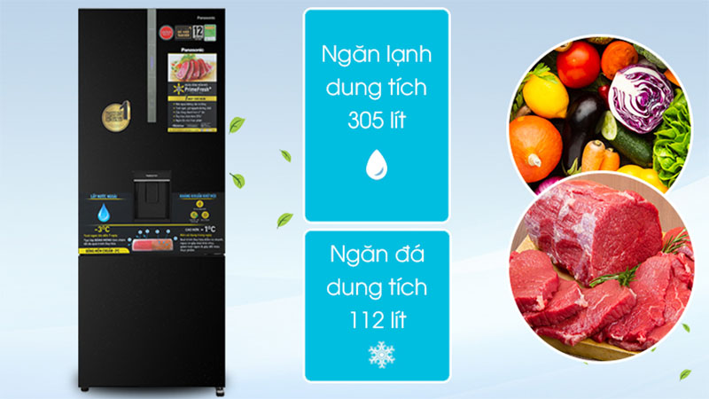 Tủ lạnh Panasonic Inverter 417 lít NR-BX471GPKV - Hàng chính hãng