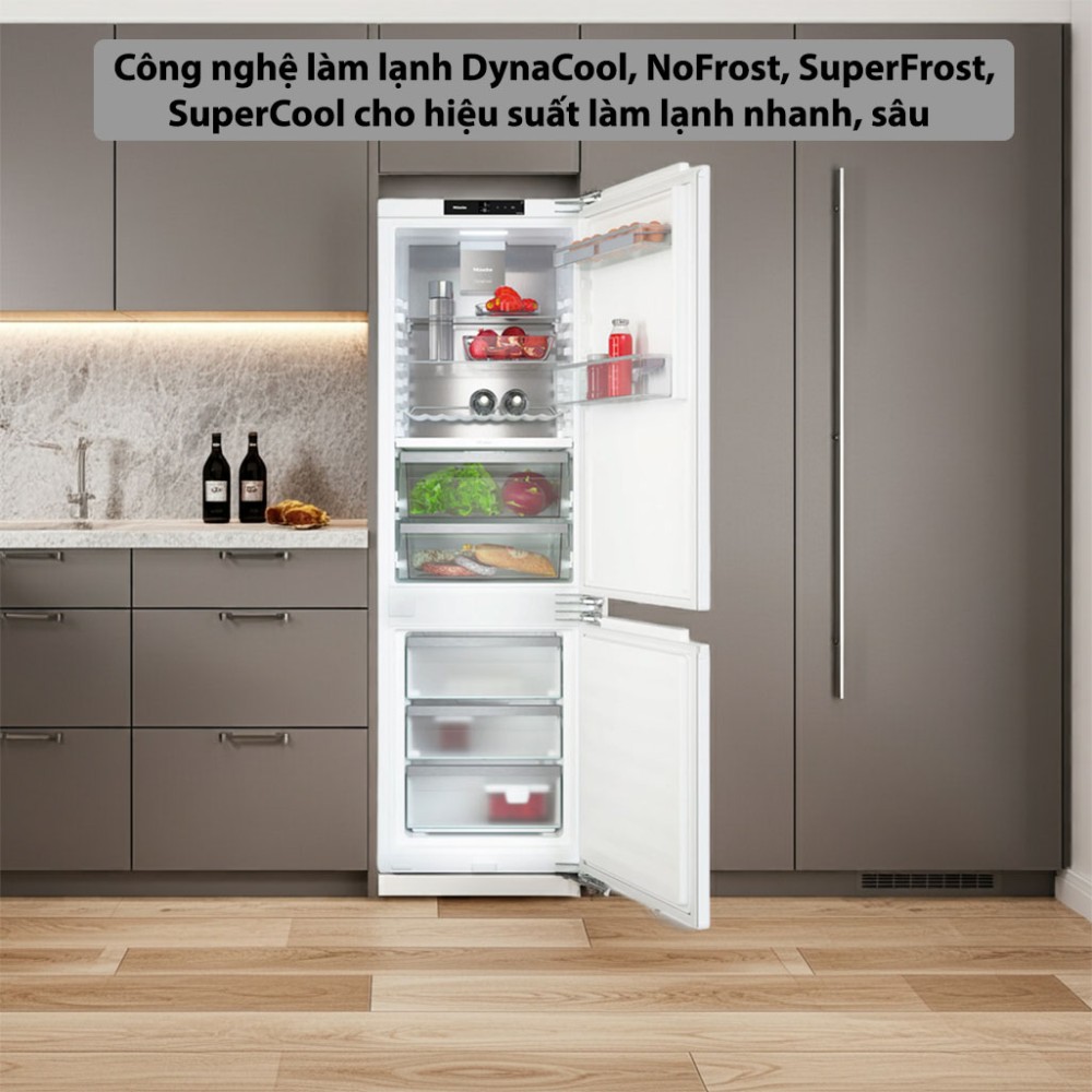 Tủ lạnh âm tủ Miele 244 lít KFN 7744C 125 Gala Ed - Hàng chính hãng
