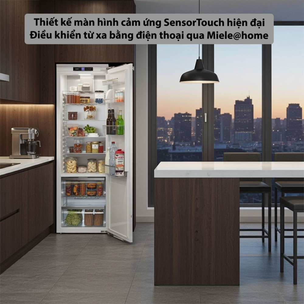 Tủ lạnh âm tủ Miele 294 lít Cooler K 7747 C 125 Gala Ed - Hàng chính hãng