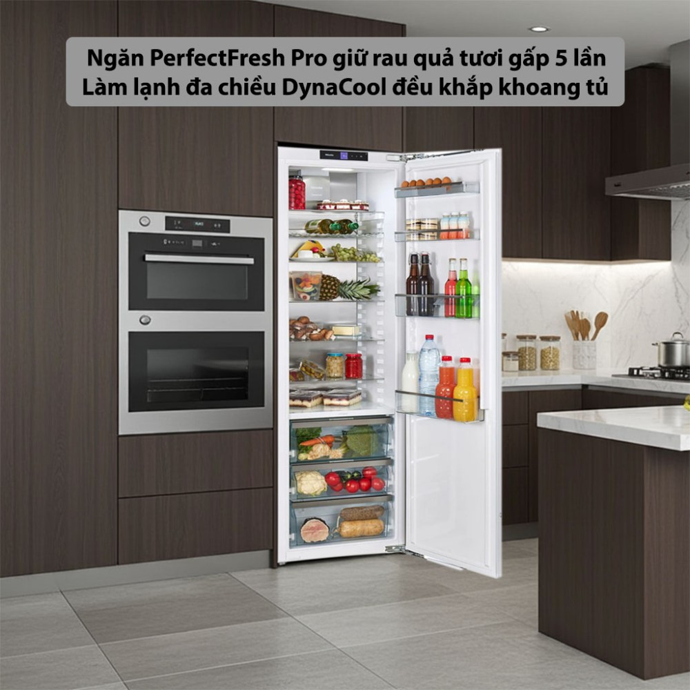 Tủ lạnh âm tủ Miele 294 lít Cooler K 7747 C 125 Gala Ed - Hàng chính hãng