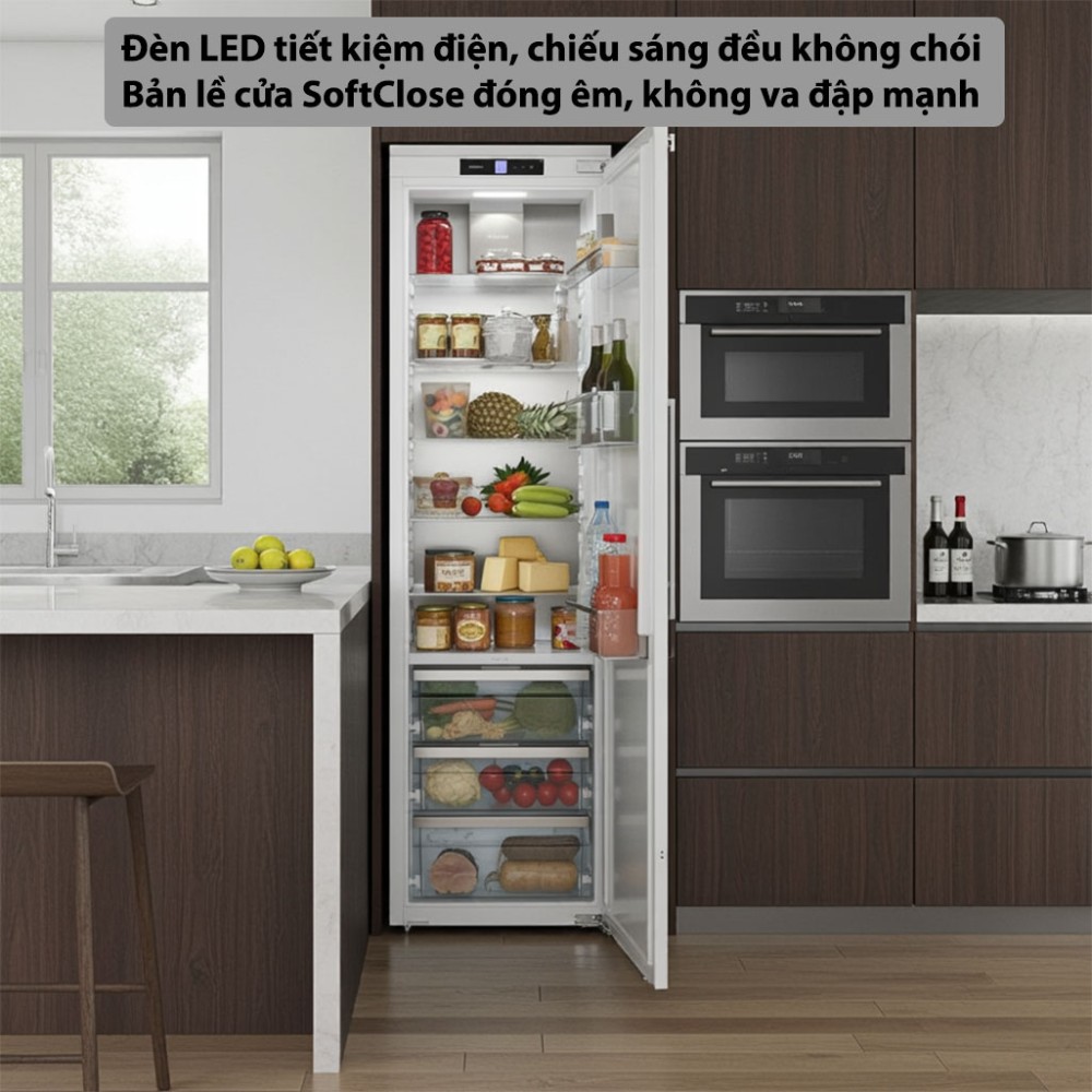 Tủ lạnh âm tủ Miele 294 lít Cooler K 7747 C 125 Gala Ed - Hàng chính hãng