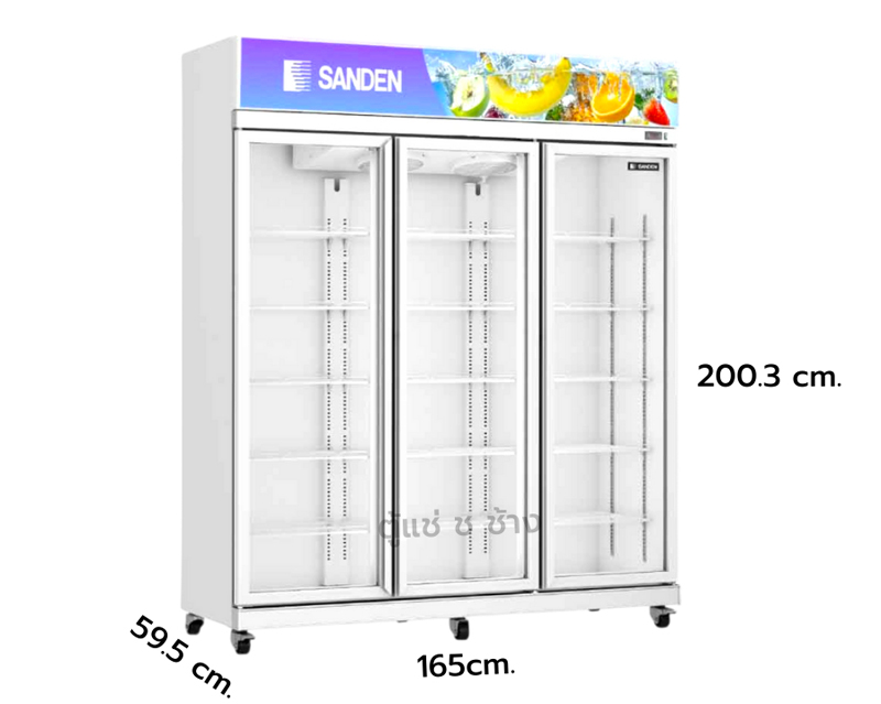 Tủ mát Sanden intercool YPC-1650 - Hàng chính hãng