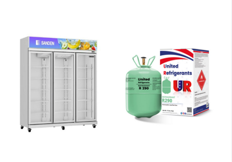 Tủ mát Sanden intercool YPC-1650 - Hàng chính hãng