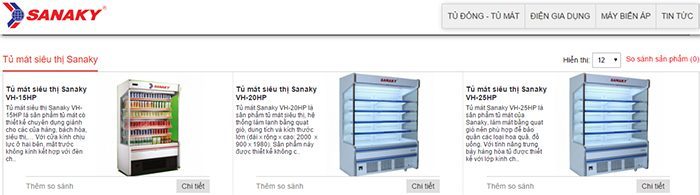 Tủ mát siêu thị Sanaky VH-20HP - Hàng chính hãng