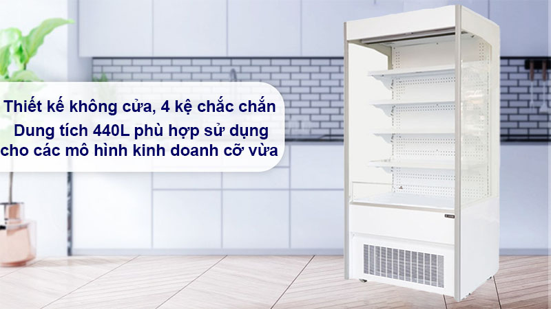 Tủ mát siêu thị Sanden SSD-0910C  - Hàng chính hãng