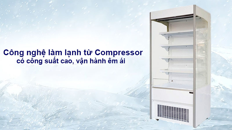 Tủ mát siêu thị Sanden SSD-0910C  - Hàng chính hãng